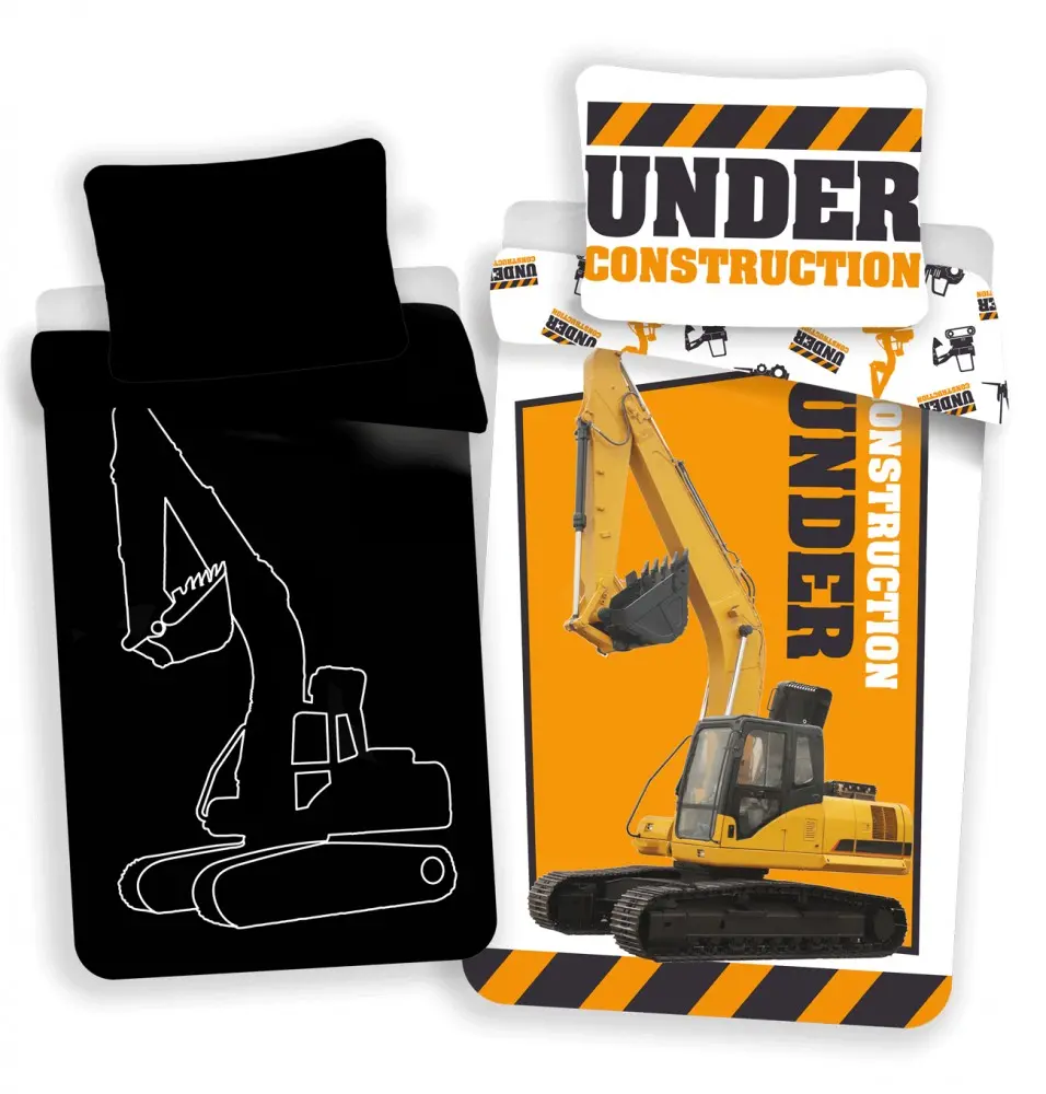 Building in the Dark Glow-in-the-Dark navlaka za poplun 140x200 cm, 70x90 cm fotografija proizvoda