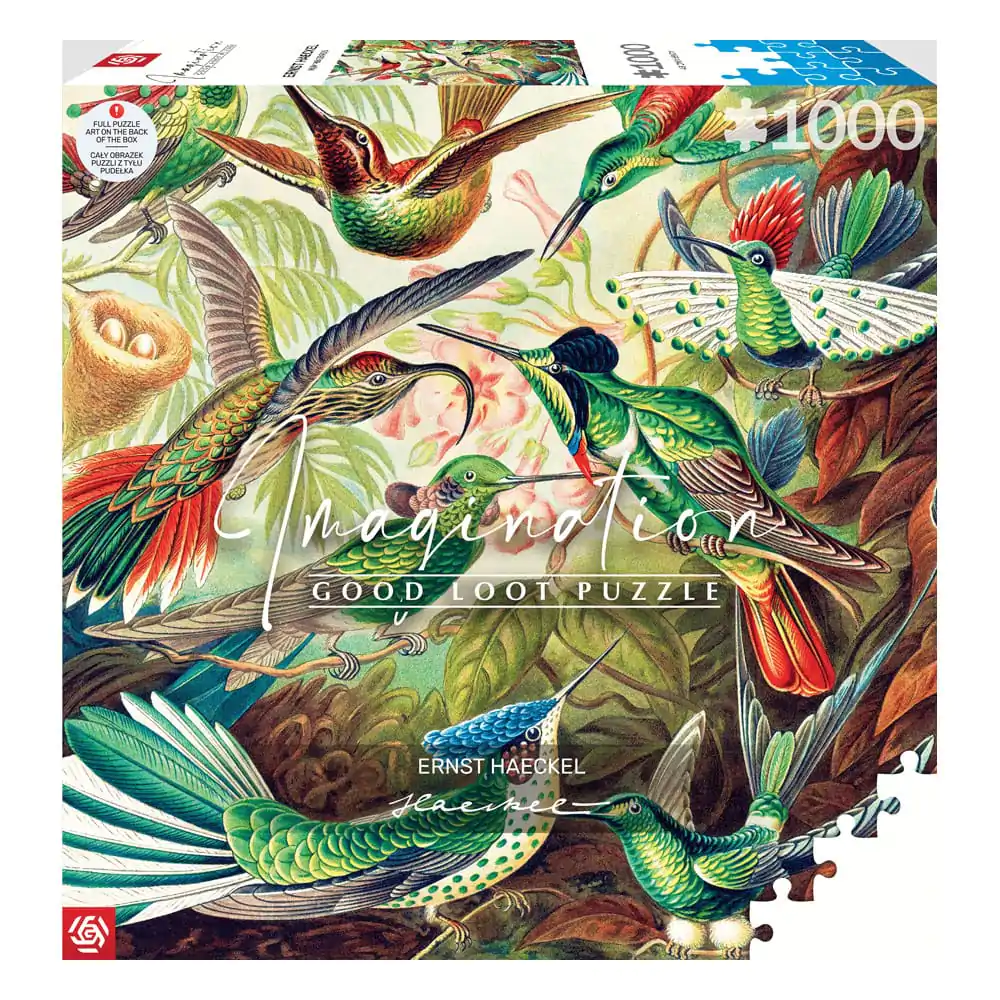 Ernst Haeckel Imagination Puzzle Kolibrići/Kolibry (1000 dijelova) fotografija proizvoda