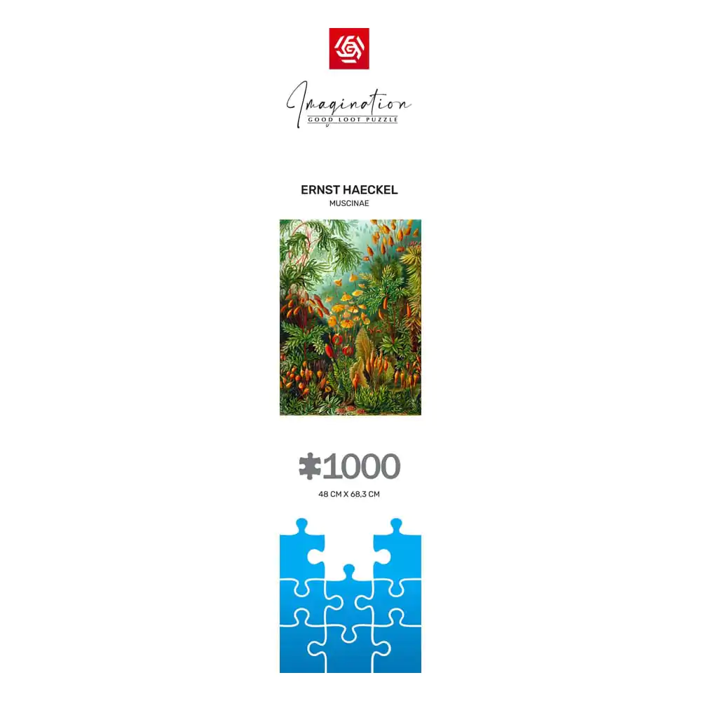 Ernst Haeckel Imagination Puzzle Muscinae (1000 dijelova) fotografija proizvoda