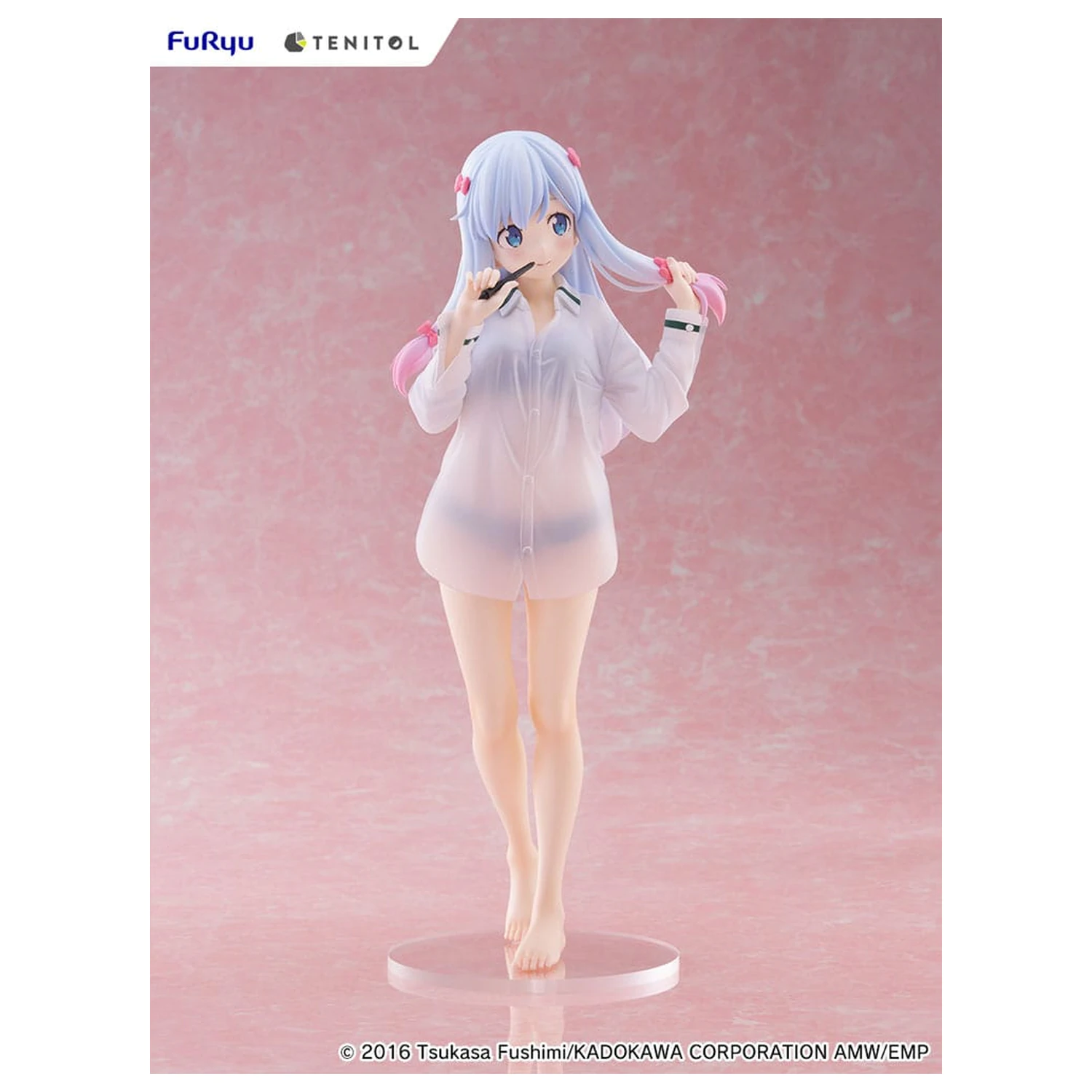 Eromanga Sensei Tenitol visoka PVC statua Sagiri Izumi Shirts Ver. 30 cm fotografija proizvoda