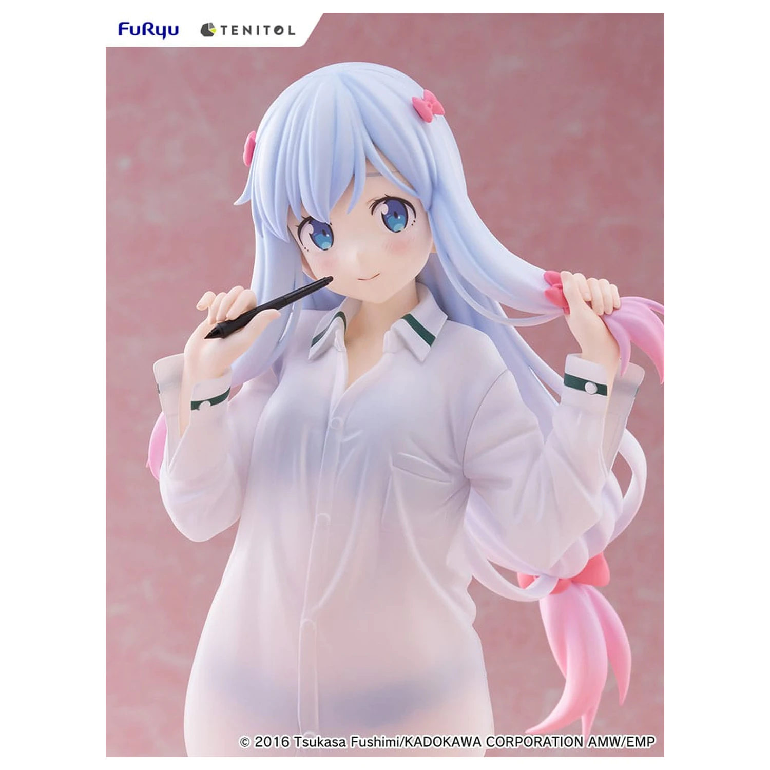 Eromanga Sensei Tenitol visoka PVC statua Sagiri Izumi Shirts Ver. 30 cm fotografija proizvoda