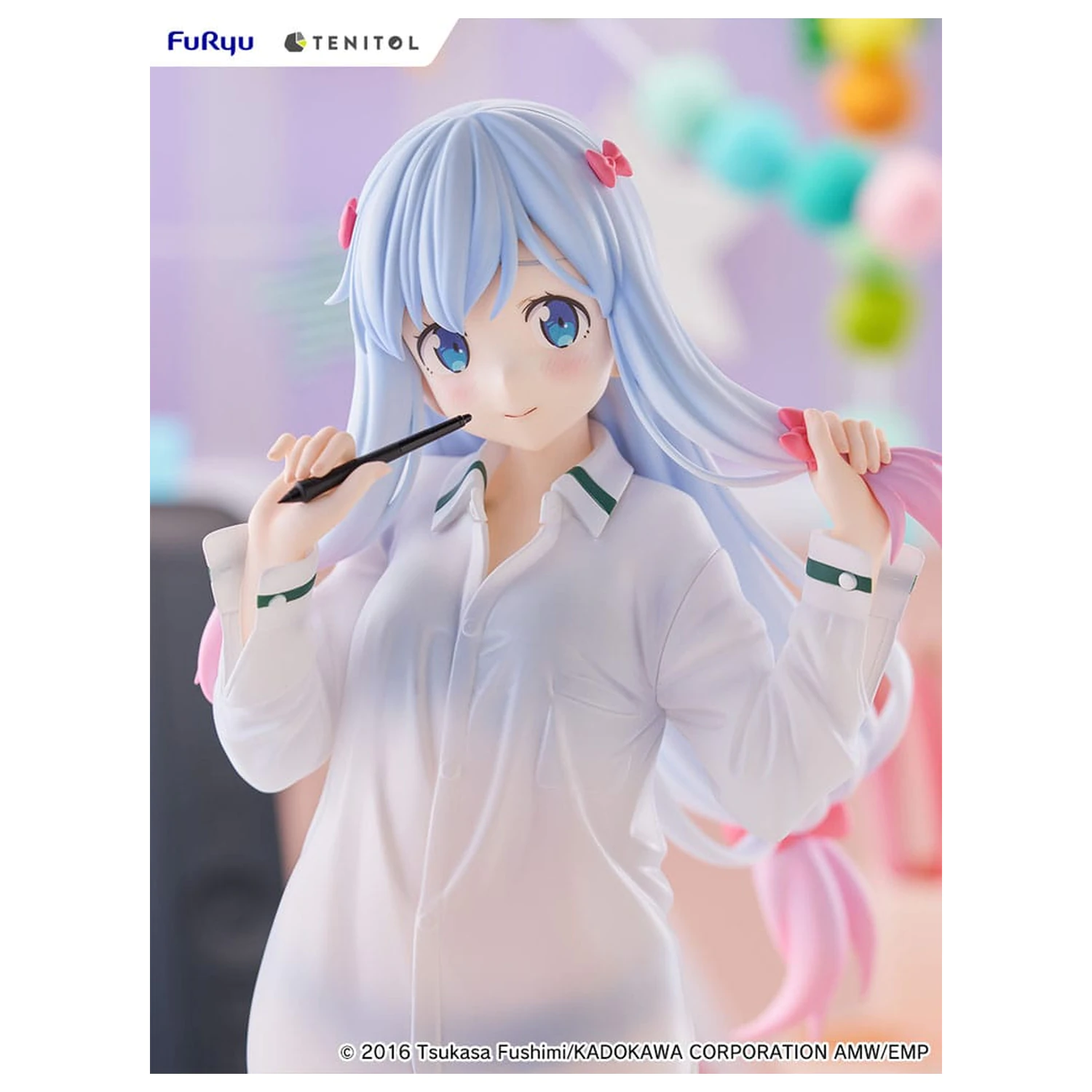 Eromanga Sensei Tenitol visoka PVC statua Sagiri Izumi Shirts Ver. 30 cm fotografija proizvoda