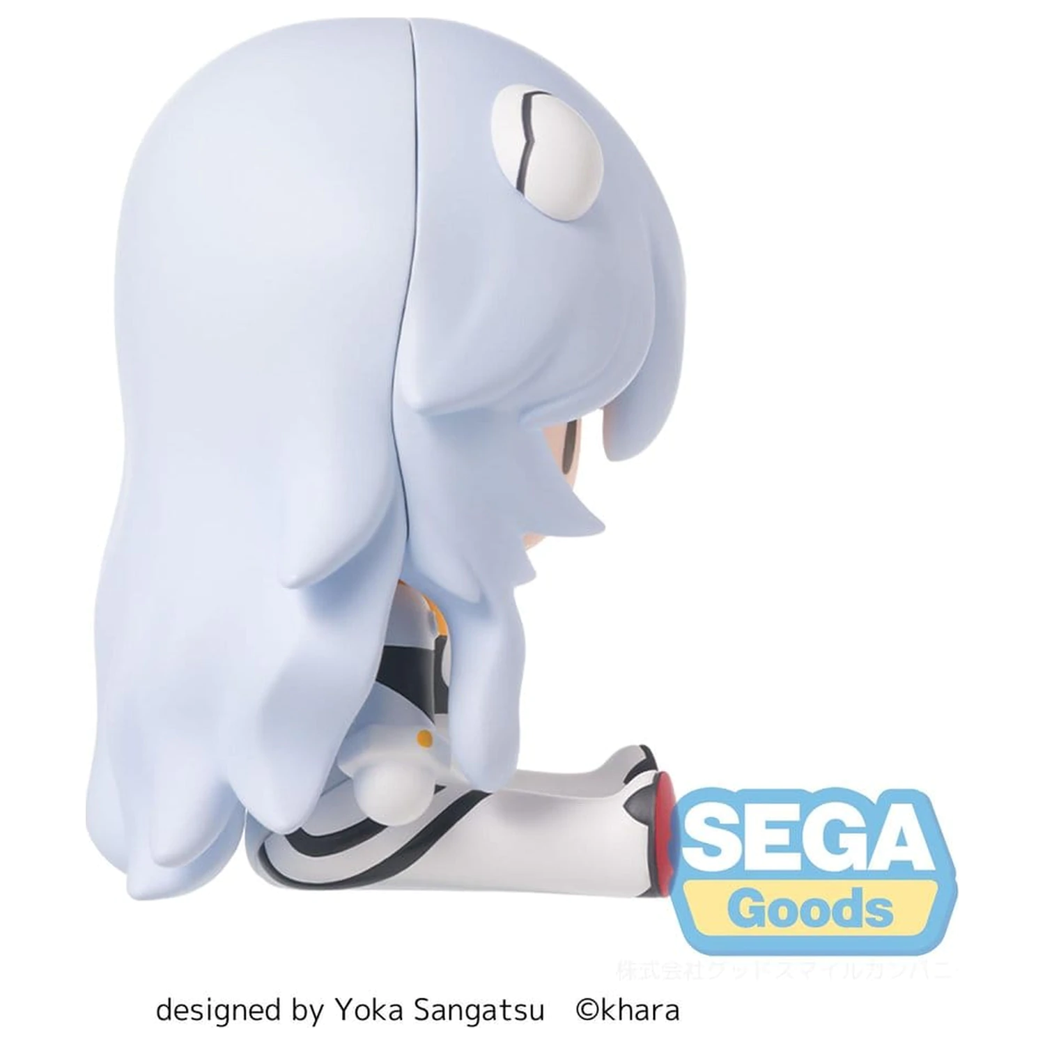 Evangelion: 3.0+1.0 Thrice Upon a Time Fuwa Petit Chibi figura Rei: Duga kosa 8 cm fotografija proizvoda