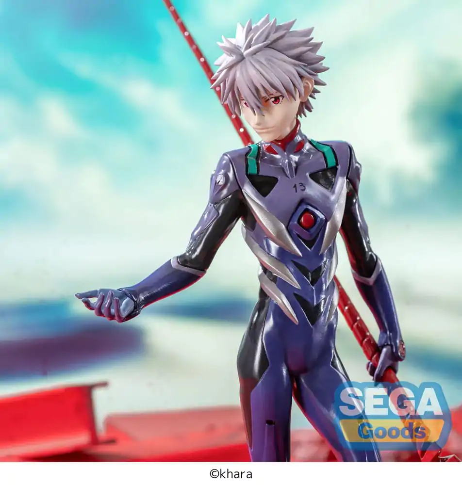 Evangelion: 3.0+1.0 Thrice Upon a Time Luminasta PVC Kipić Kaworu Nagisa x Spear of Longinus 21 cm fotografija proizvoda