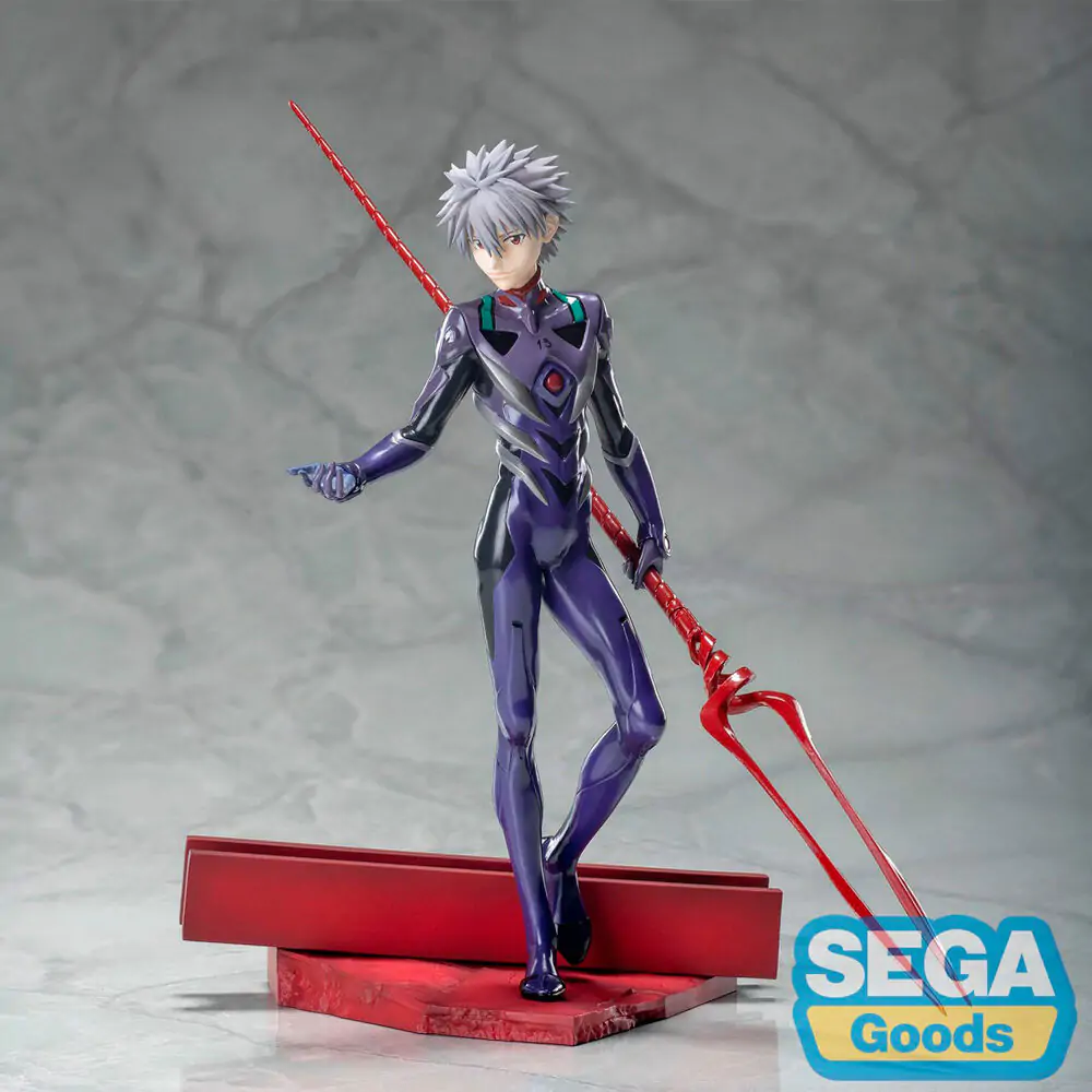 Evangelion: 3.0+1.0 Thrice Upon a Time Luminasta PVC Kipić Kaworu Nagisa x Spear of Longinus 21 cm fotografija proizvoda