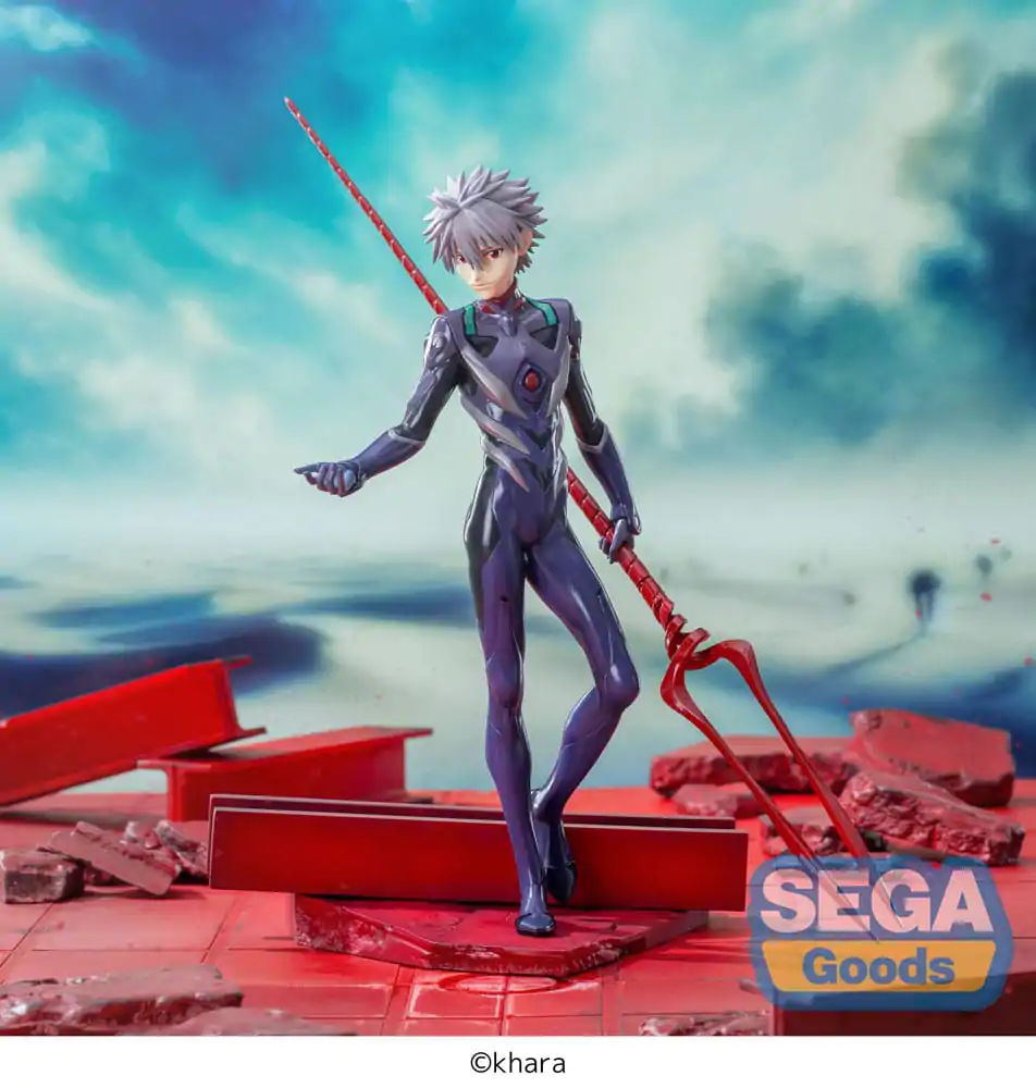 Evangelion: 3.0+1.0 Thrice Upon a Time Luminasta PVC Kipić Kaworu Nagisa x Spear of Longinus 21 cm fotografija proizvoda