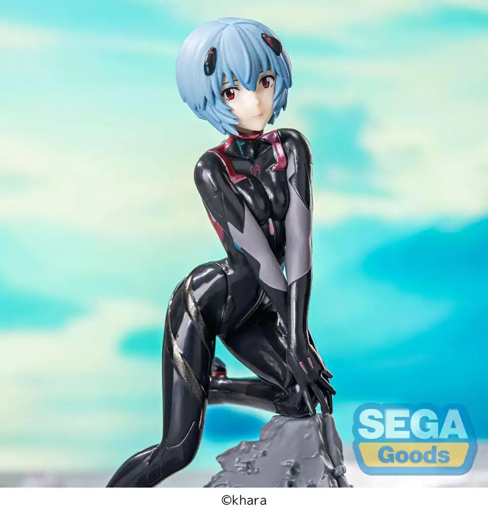 Evangelion: 3.0+1.0 Thrice Upon a Time Luminasta PVC Kipić Vignetteum Tentative Name : Rei Ayanami 30th Anniversary Ver. 19 cm fotografija proizvoda