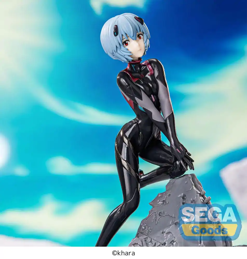 Evangelion: 3.0+1.0 Thrice Upon a Time Luminasta PVC Kipić Vignetteum Tentative Name : Rei Ayanami 30th Anniversary Ver. 19 cm fotografija proizvoda