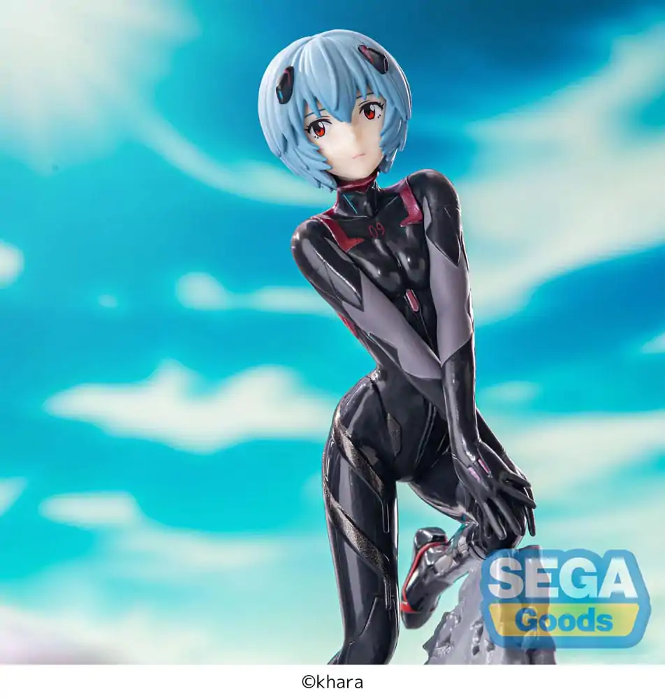 Evangelion: 3.0+1.0 Thrice Upon a Time Luminasta PVC Kipić Vignetteum Tentative Name : Rei Ayanami 30th Anniversary Ver. 19 cm fotografija proizvoda