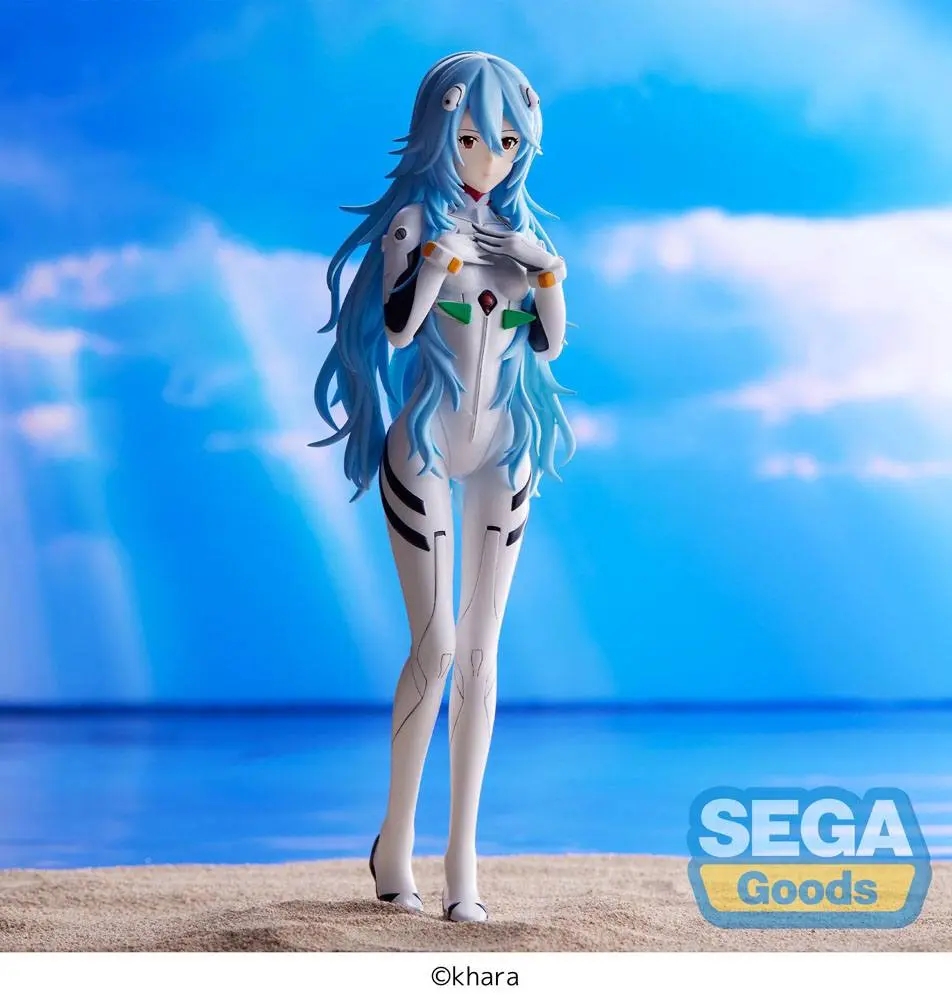 Evangelion: 3.0+1.0 Thrice Upon a Time SPM PVC Statua Rei Ayanami Long Hair Ver. 21 cm fotografija proizvoda