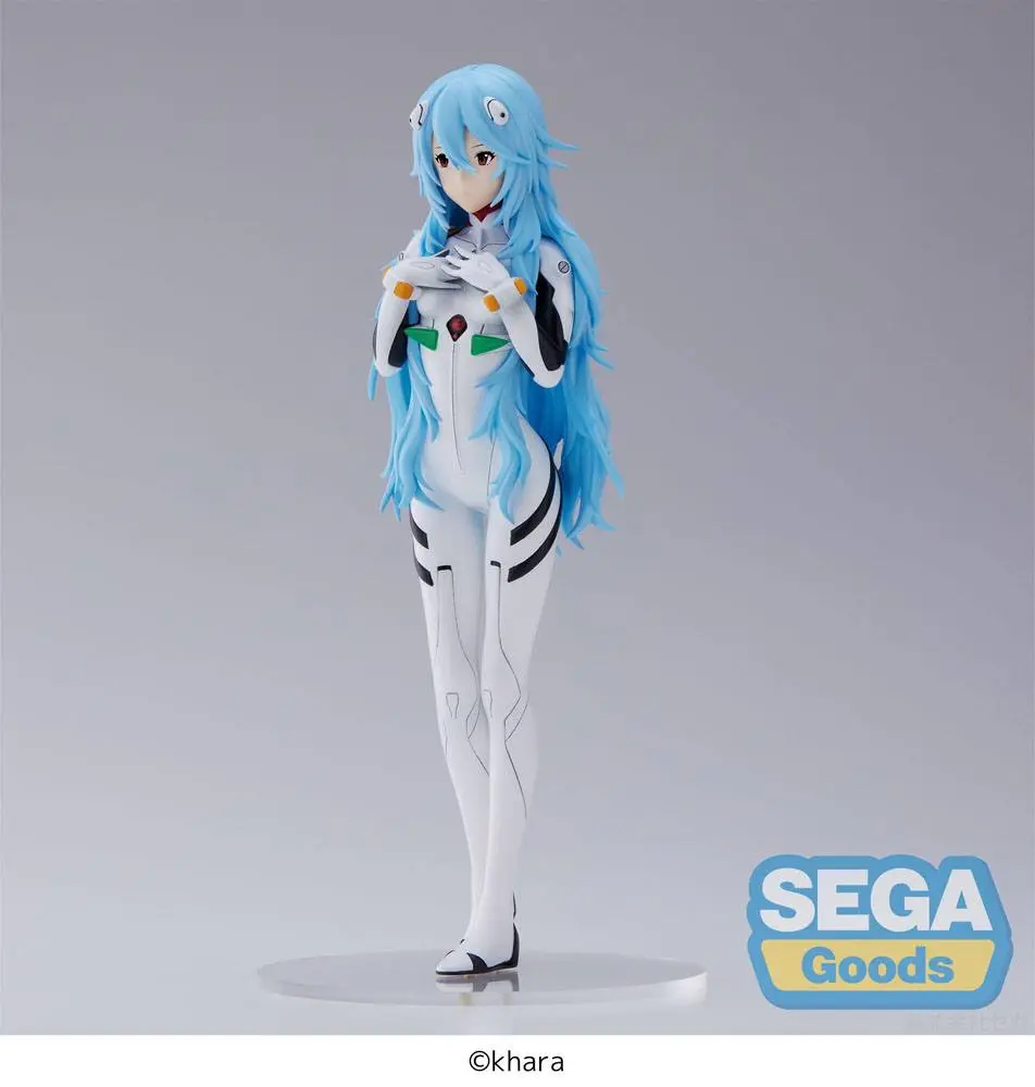 Evangelion: 3.0+1.0 Thrice Upon a Time SPM PVC Statua Rei Ayanami Long Hair Ver. 21 cm fotografija proizvoda