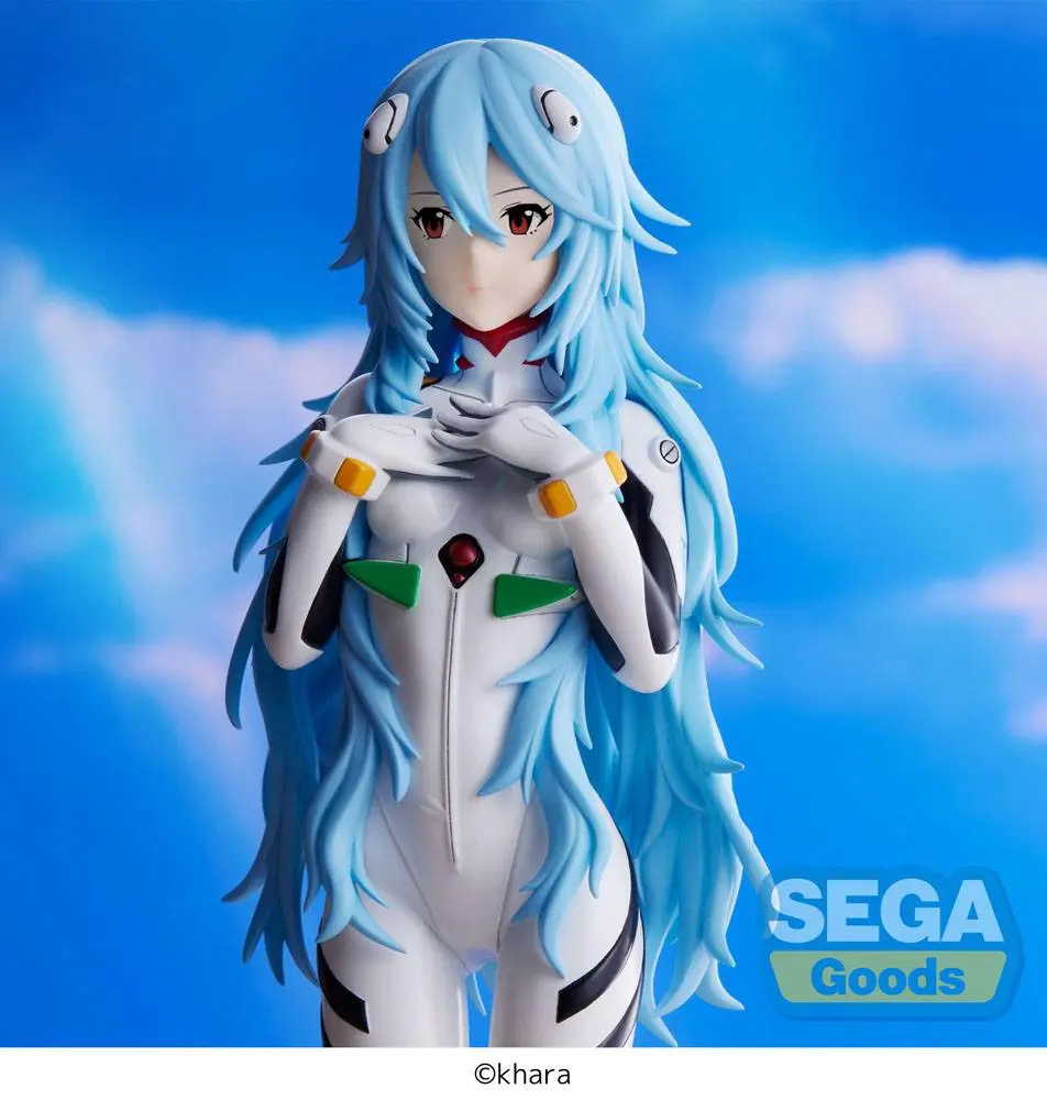 Evangelion: 3.0+1.0 Thrice Upon a Time SPM PVC Statua Rei Ayanami Long Hair Ver. 21 cm fotografija proizvoda