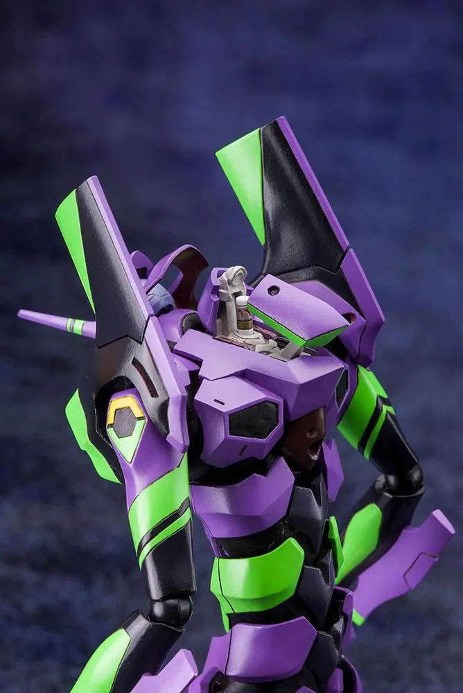 Evangelion: 3.0 + 1.0 Thrice Upon a Time Plastični Model Kit 1/400 Evangelion Test Type-01 s Kopljem Cassiusa fotografija proizvoda