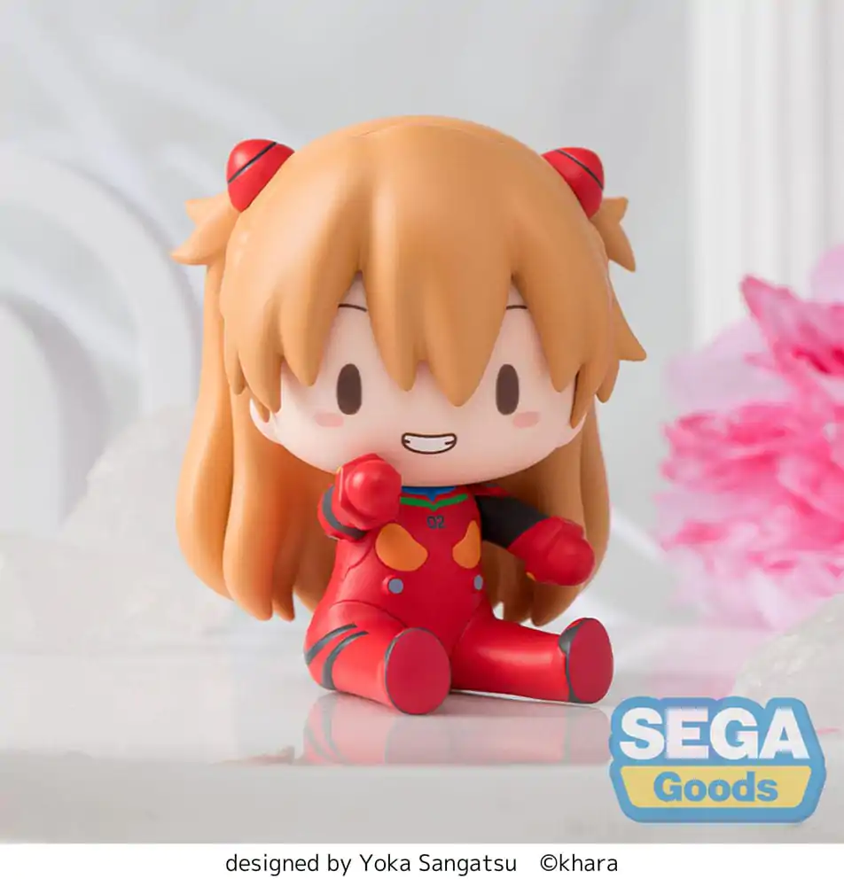 Evangelion: New Theatrical Edition Fuwa Petit Chibi figura Asuka Plug Suit 8 cm fotografija proizvoda