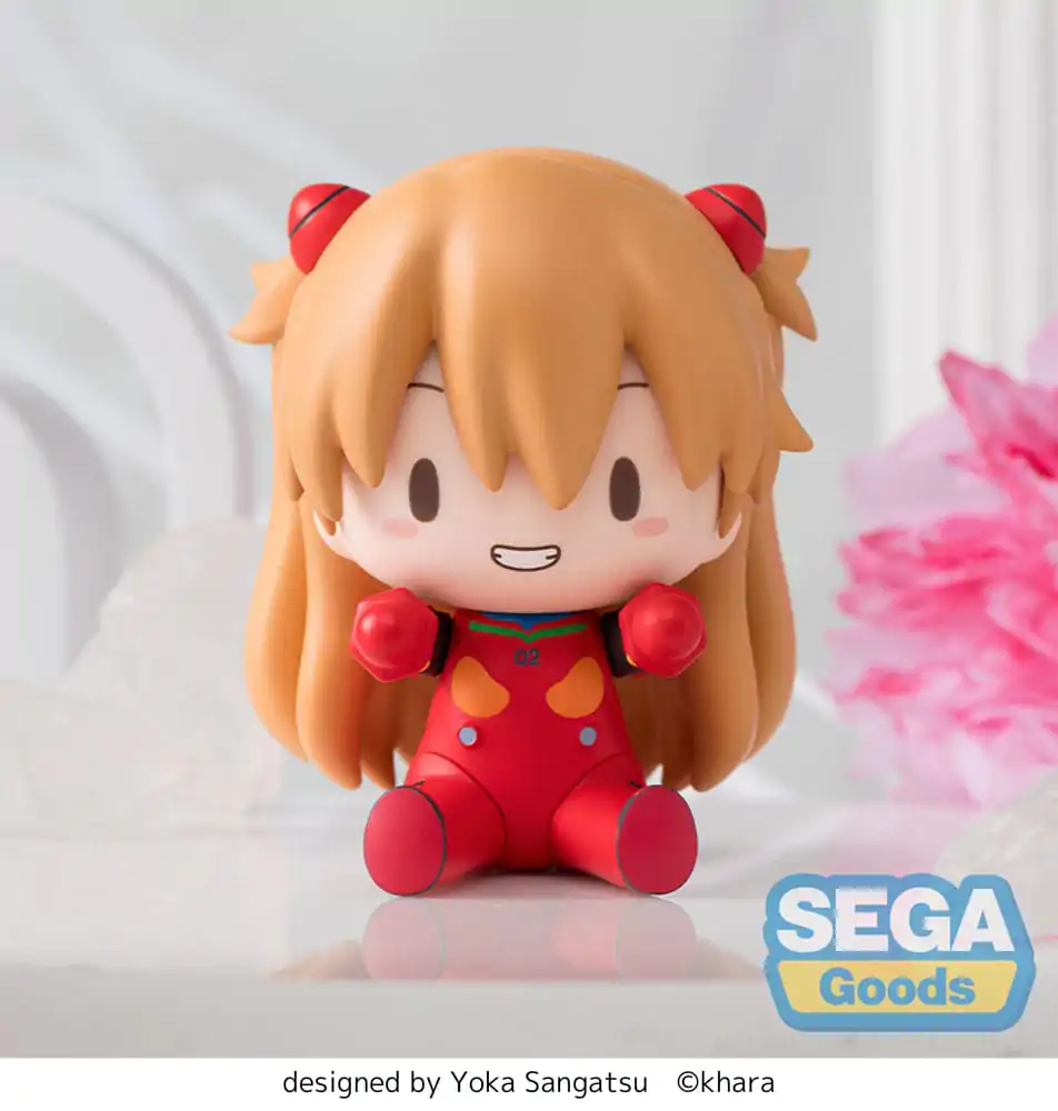 Evangelion: New Theatrical Edition Fuwa Petit Chibi figura Asuka Plug Suit 8 cm fotografija proizvoda