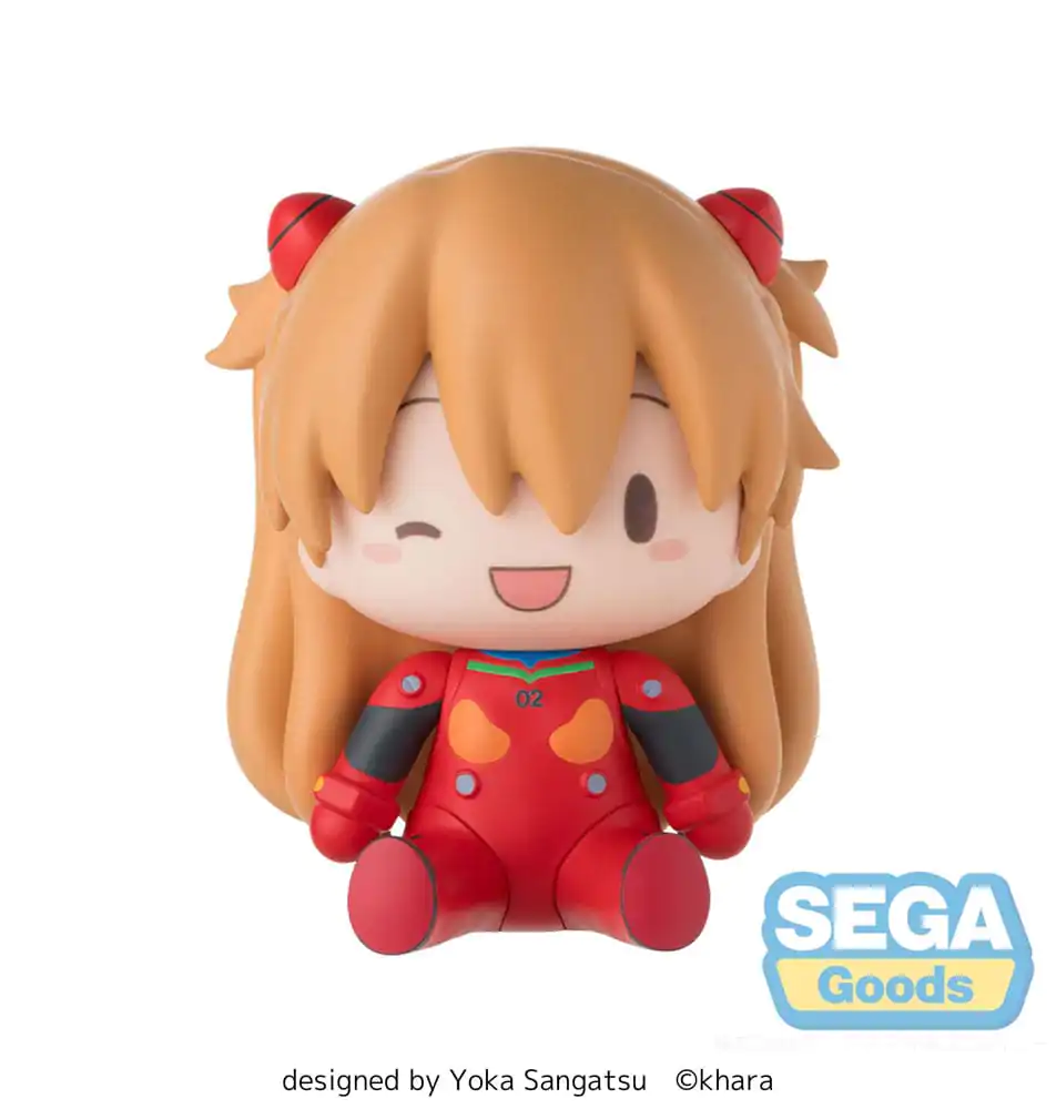 Evangelion: New Theatrical Edition Fuwa Petit Chibi figura Asuka Plug Suit 8 cm fotografija proizvoda