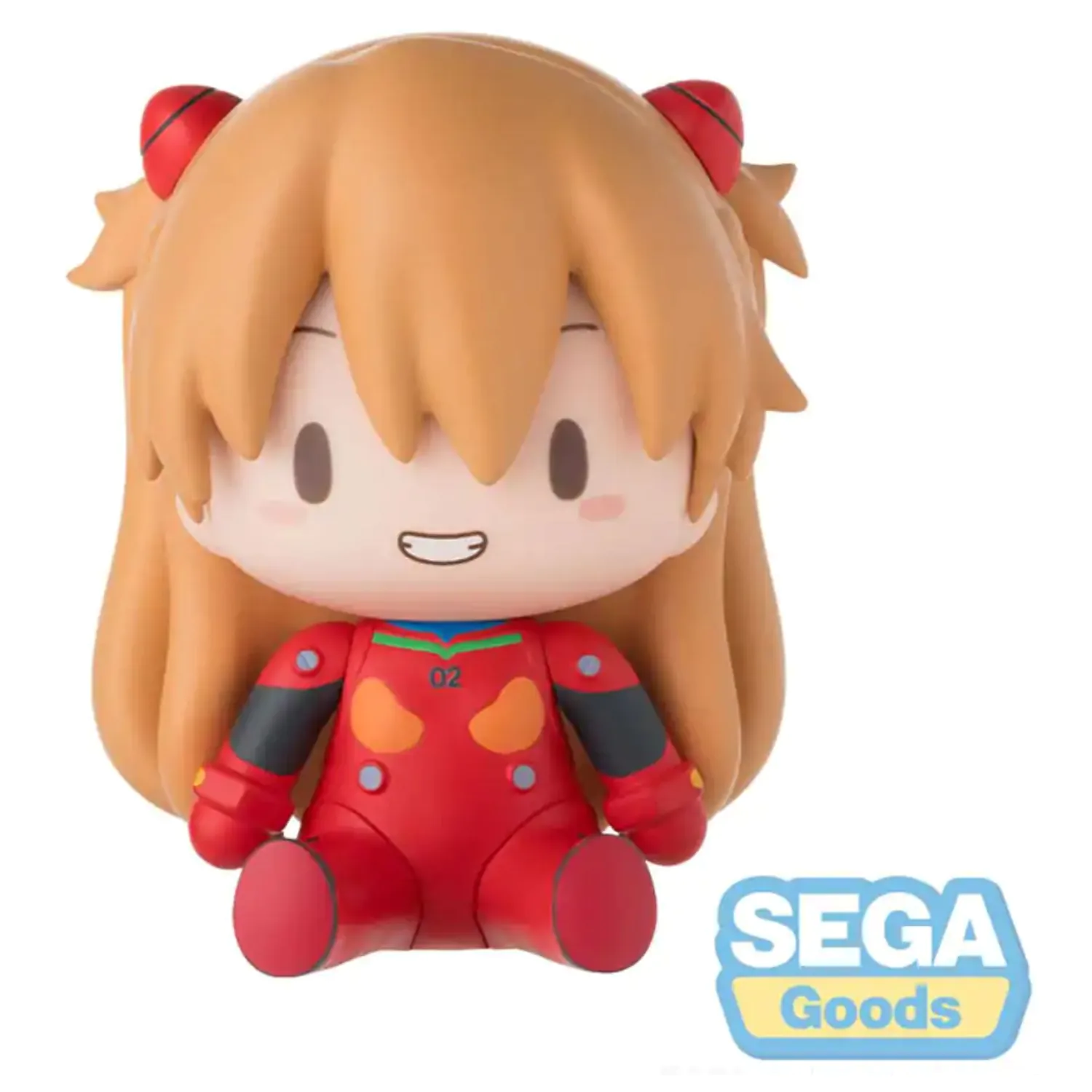 Evangelion: New Theatrical Edition Fuwa Petit Chibi figura Asuka Plug Suit 8 cm fotografija proizvoda