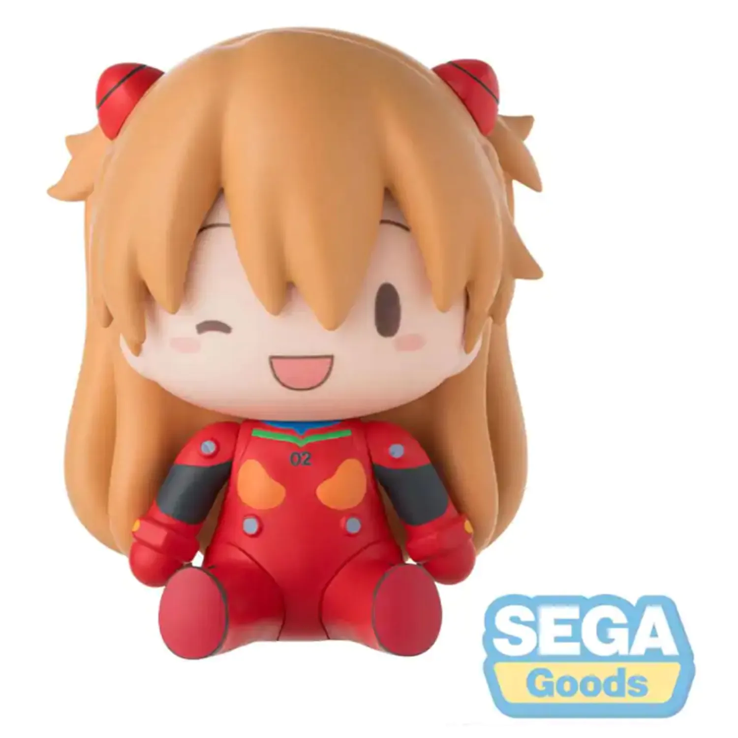 Evangelion: New Theatrical Edition Fuwa Petit Chibi figura Asuka Plug Suit 8 cm fotografija proizvoda