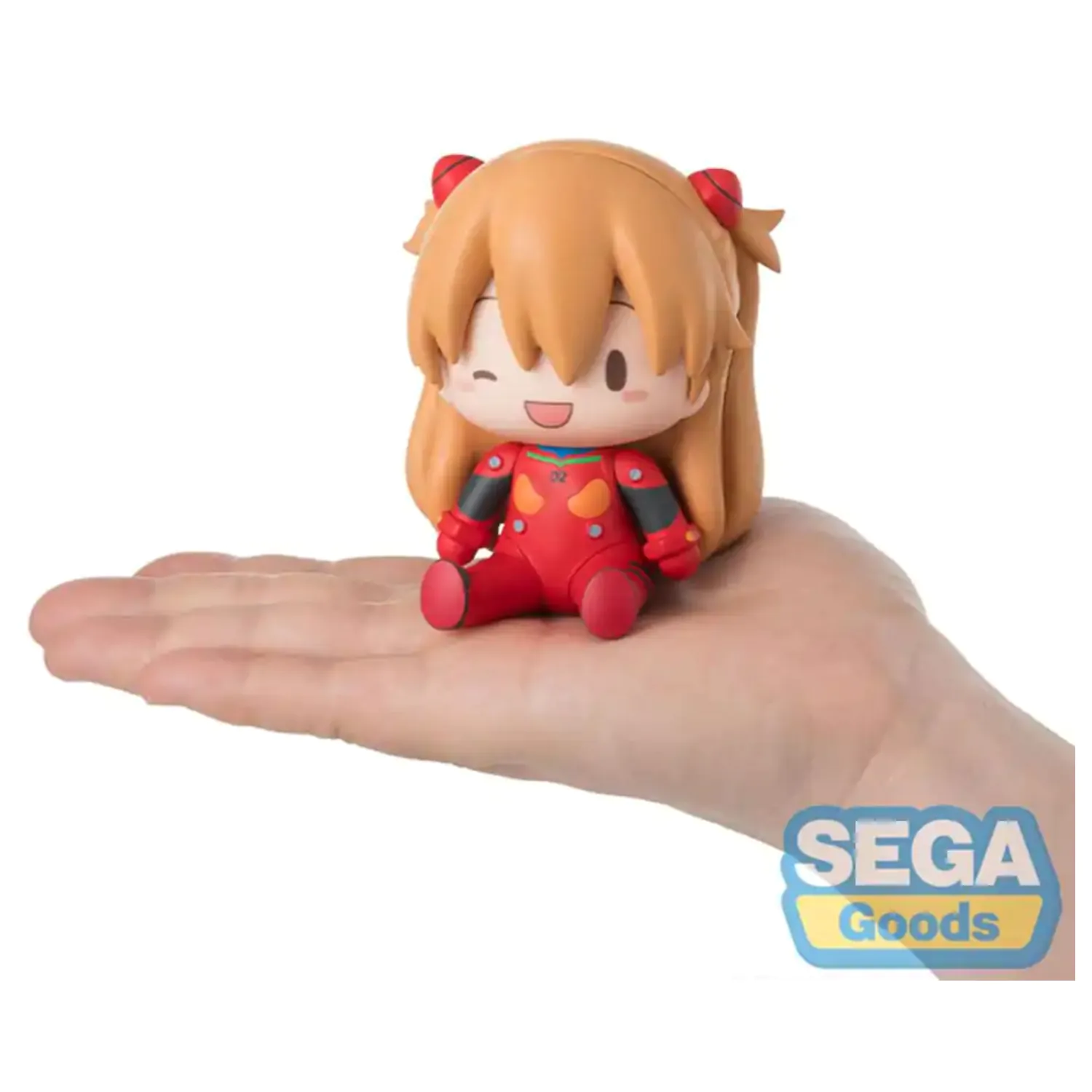 Evangelion: New Theatrical Edition Fuwa Petit Chibi figura Asuka Plug Suit 8 cm fotografija proizvoda