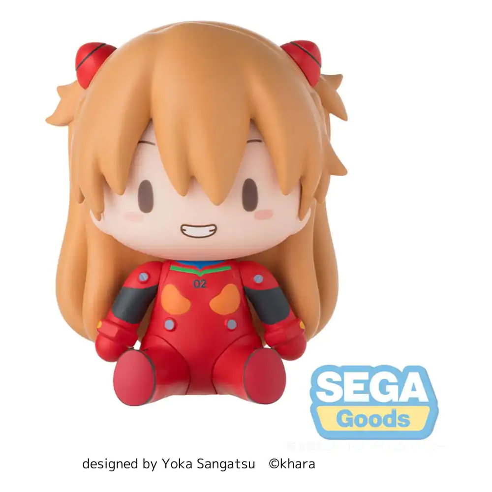 Evangelion: New Theatrical Edition Fuwa Petit Chibi figura Asuka Plug Suit 8 cm fotografija proizvoda