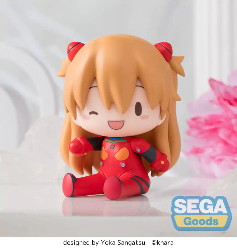 Evangelion: New Theatrical Edition Fuwa Petit Chibi figura Asuka Plug Suit 8 cm fotografija proizvoda