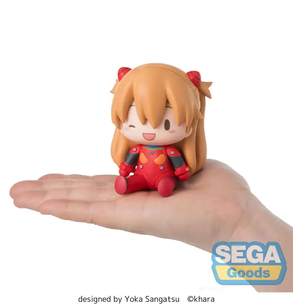 Evangelion: New Theatrical Edition Fuwa Petit Chibi figura Asuka Plug Suit 8 cm fotografija proizvoda