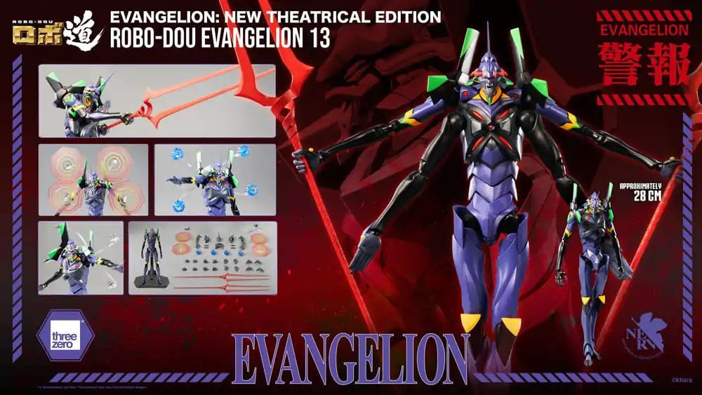 Evangelion: New Theatrical Edition Robo-Dou akcijska figura Evangelion 13 28 cm fotografija proizvoda