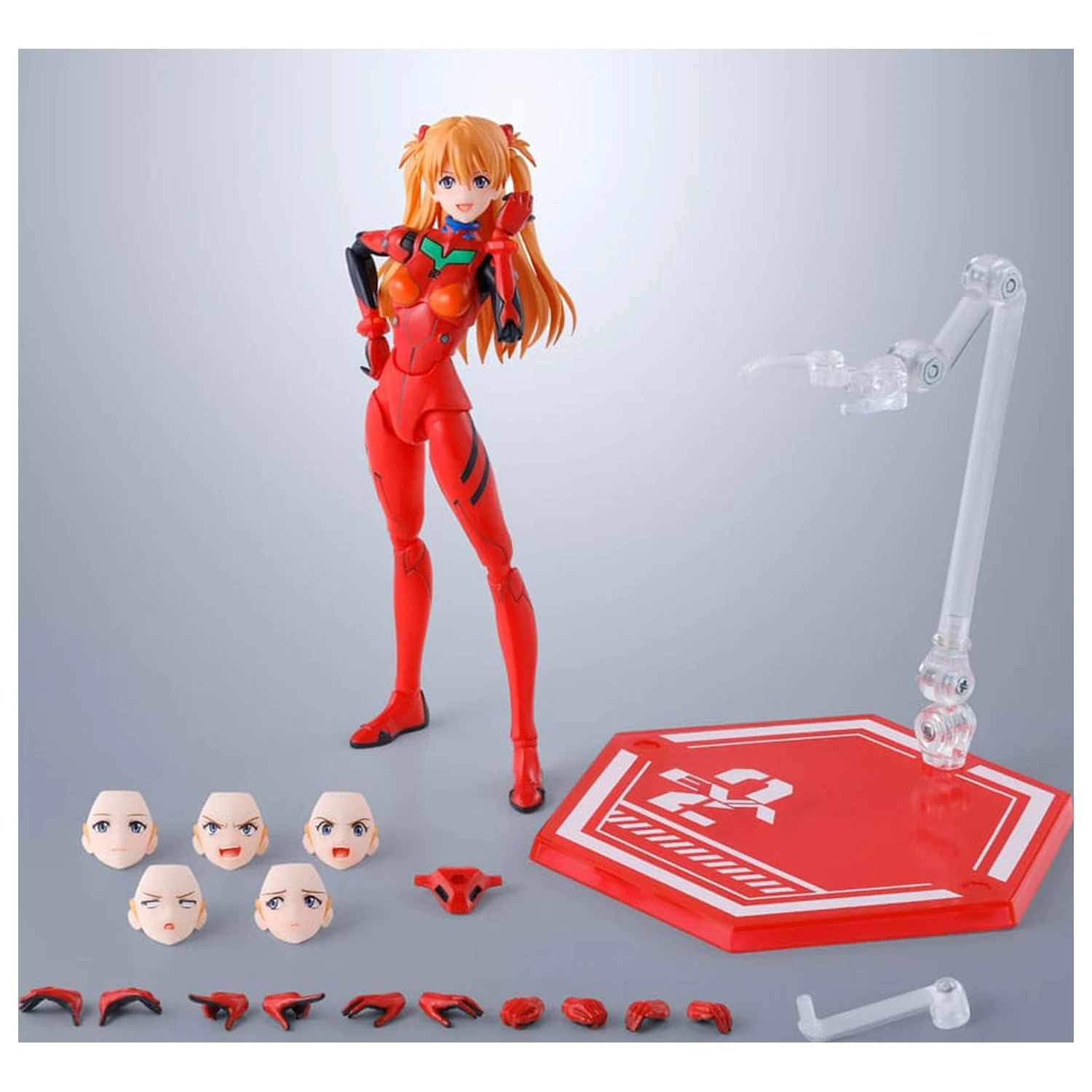 Evangelion S.H.Figuarts akcijska figura Asuka Shikinami Langley 14 cm fotografija proizvoda