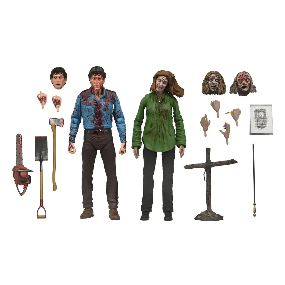 Evil Dead Ultimate akcijska figura, set od 2 Bloody Ash & Cheryl Williams 18 cm fotografija proizvoda