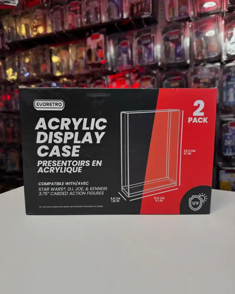 Evoretro Acrylic Display Cases 2-Pack za akcijske figure, 2 komada fotografija proizvoda