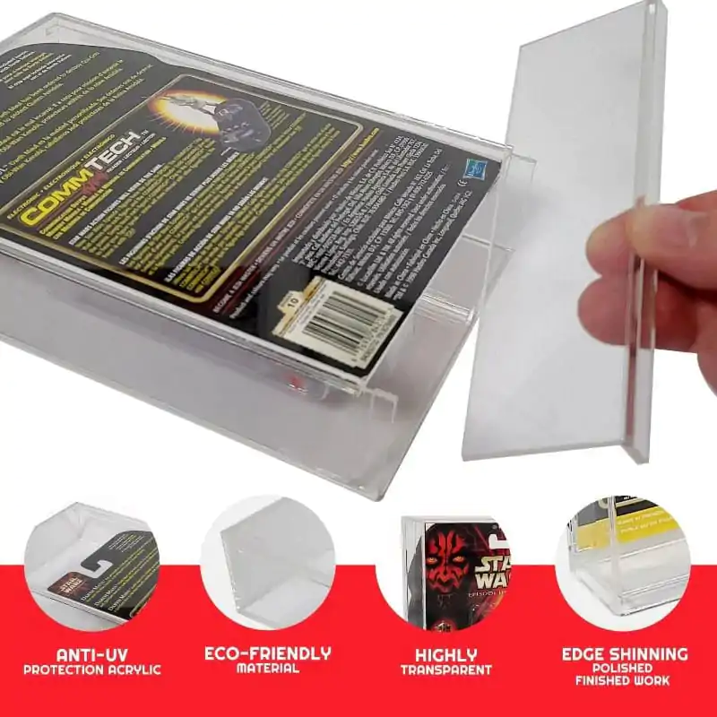 Evoretro Acrylic Display Cases 2-Pack za akcijske figure, 2 komada fotografija proizvoda