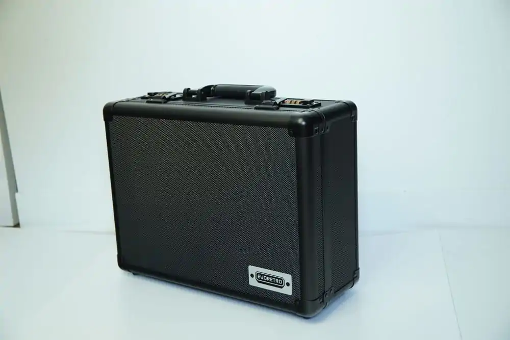 Evoretro crni kovčeg za kartice za razmjenu fotografija proizvoda