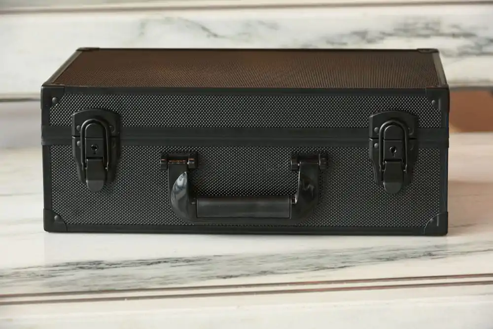 Evoretro crni kovčeg za kartice za razmjenu fotografija proizvoda