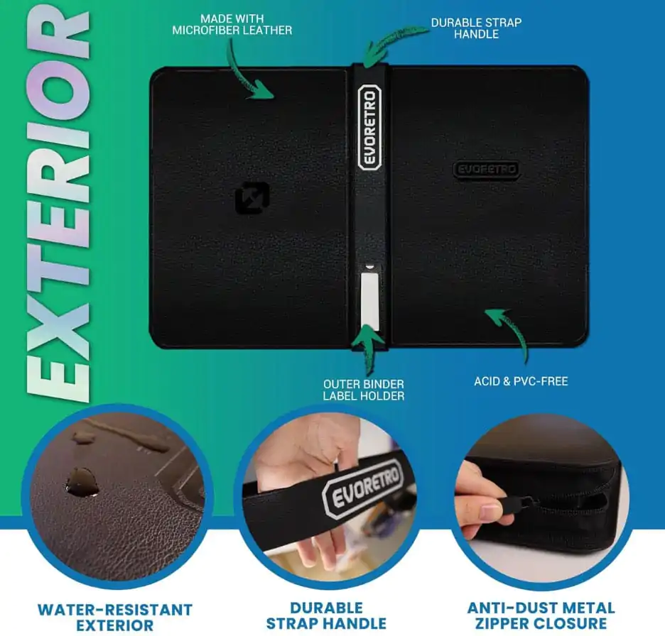 Evoretro Shield+ Topload Uvez za kartice Compact 96 Karten Crni fotografija proizvoda