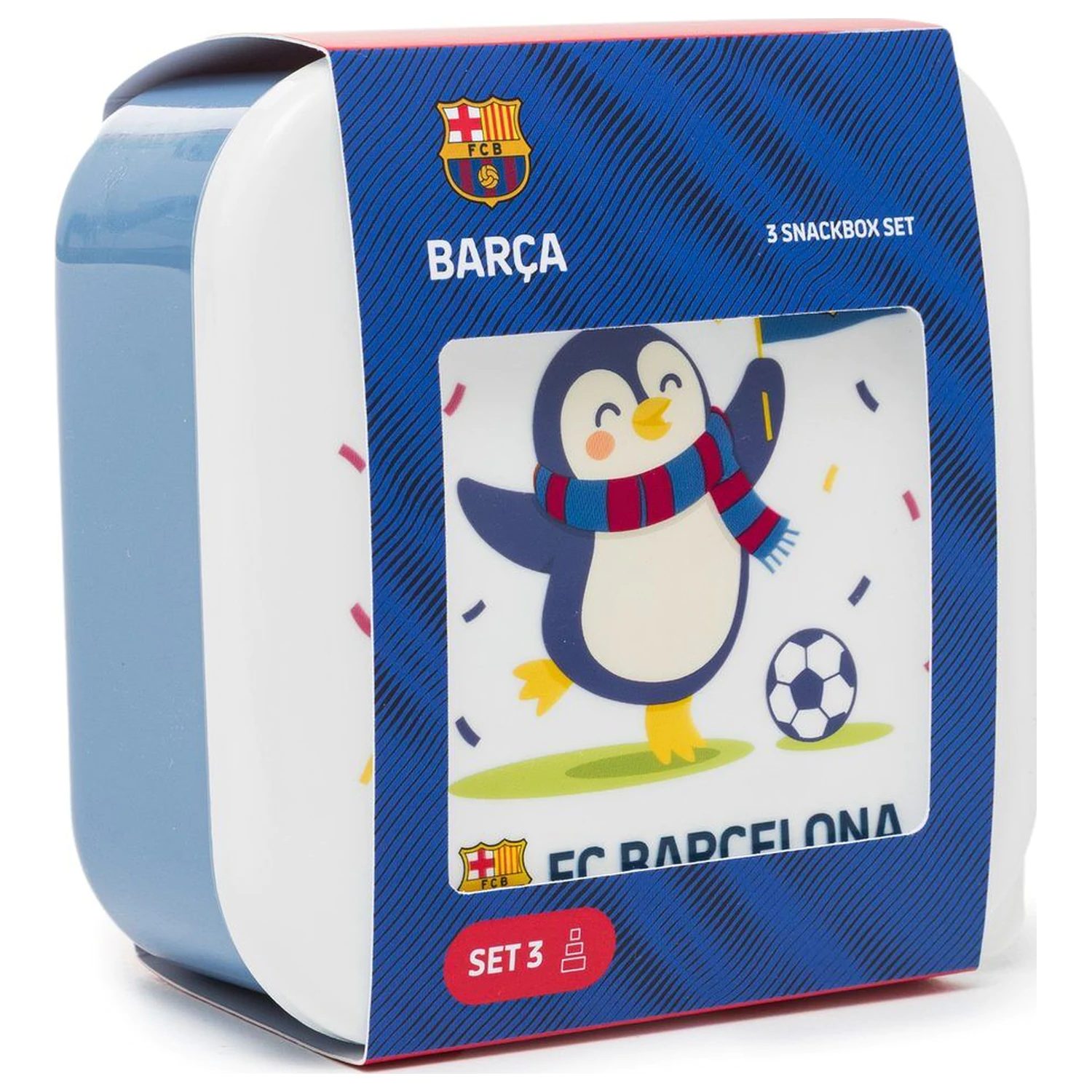 F.C. Barcelona set od 3 kutije za ručak fotografija proizvoda