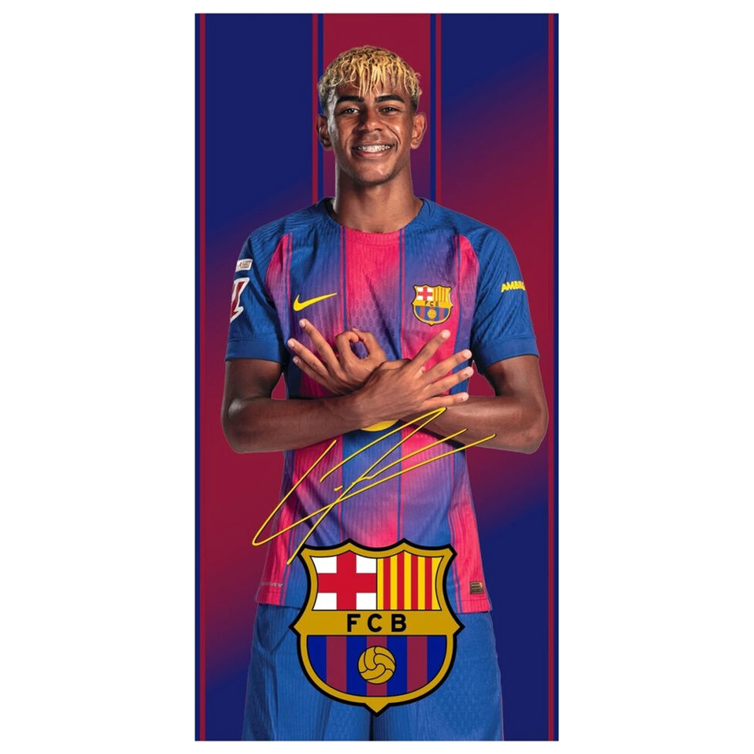 F.C Barcelona Lamine Yamal mikrofibra ručnik za plažu fotografija proizvoda