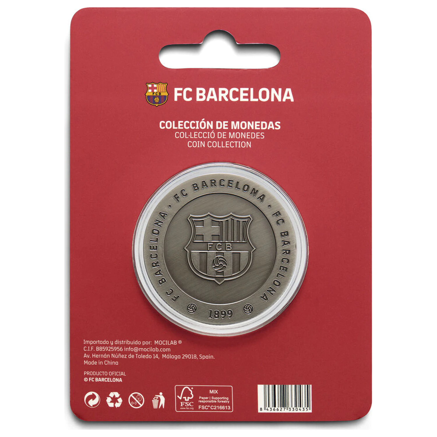 F.C. Barcelona Massia komemorativni novčić fotografija proizvoda