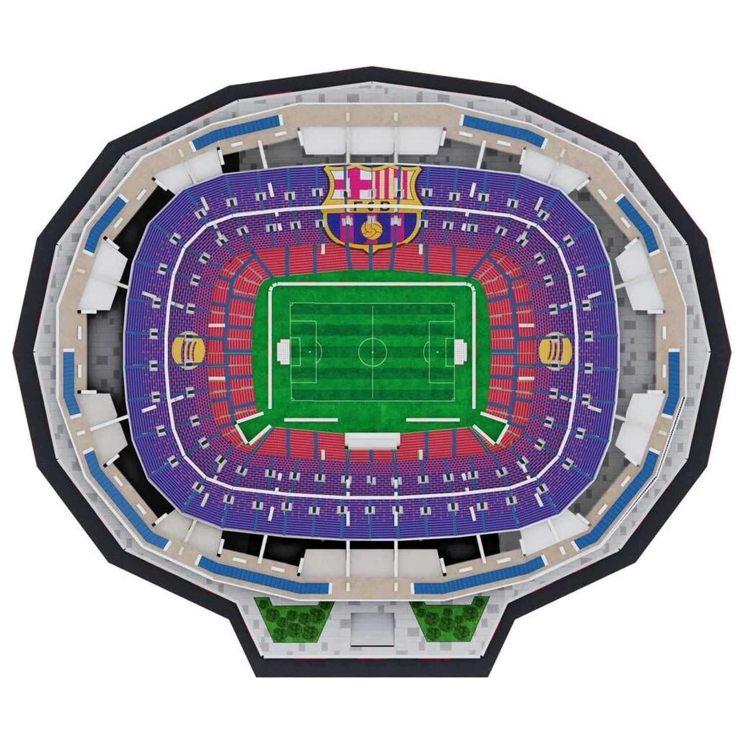 F.C. Barcelona New Spotify Camp Nou 3D puzzle stadiona fotografija proizvoda