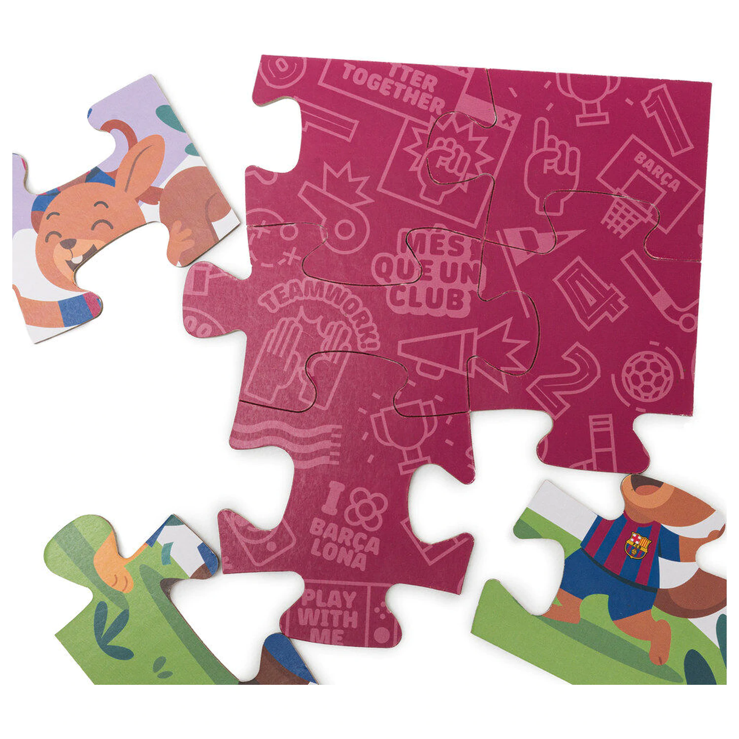 F.C. Barcelona puzzle 12 komada fotografija proizvoda