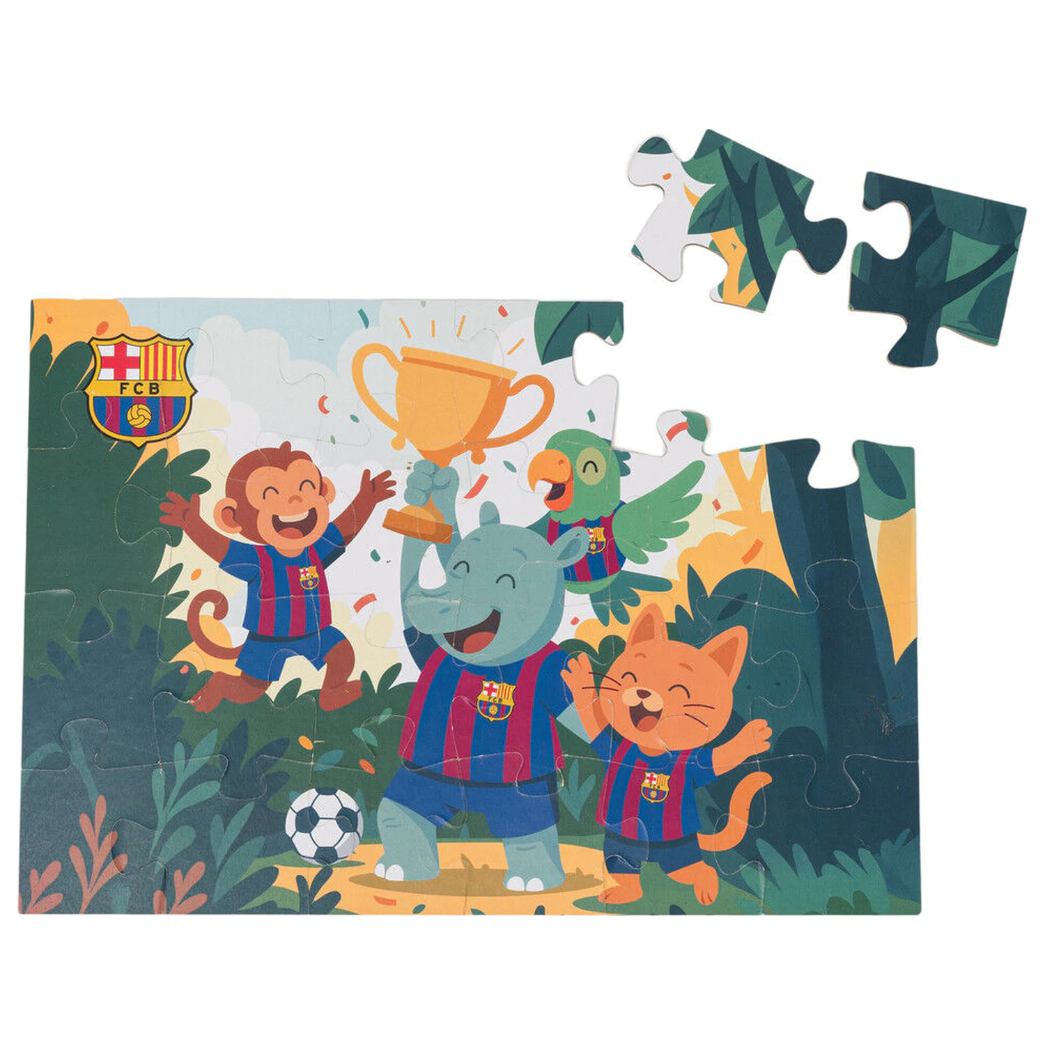 F.C. Barcelona puzzle 24 komada fotografija proizvoda