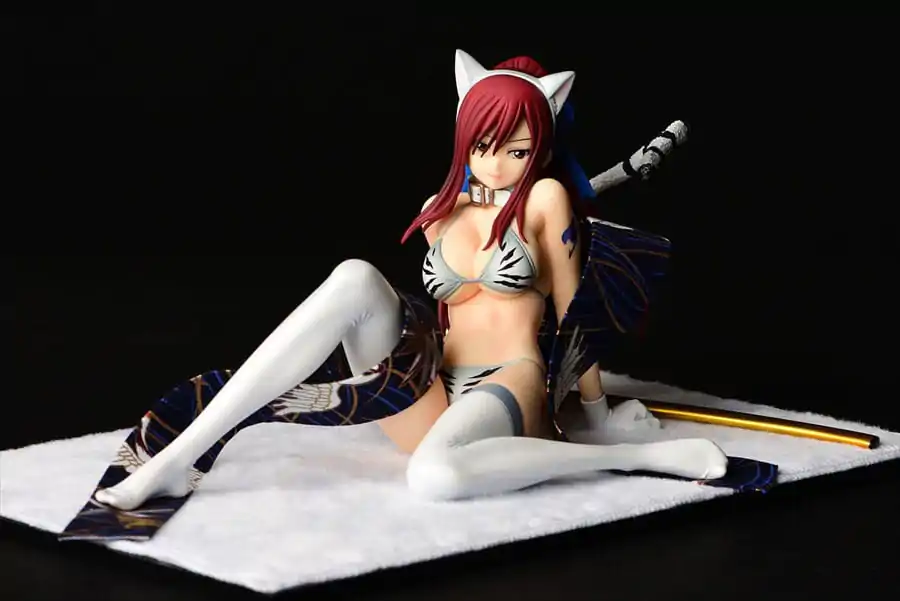 Fairy Tail kip 1/6 Erza Scarlet - White Tiger CAT Gravure_Style 13 cm fotografija proizvoda