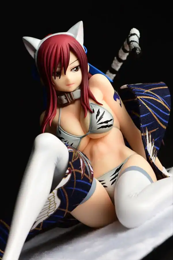 Fairy Tail kip 1/6 Erza Scarlet - White Tiger CAT Gravure_Style 13 cm fotografija proizvoda