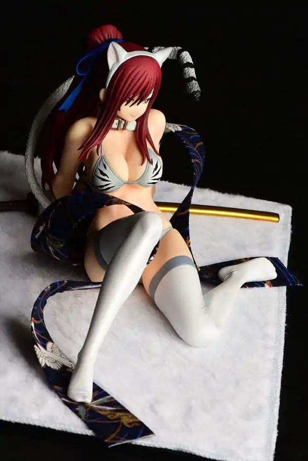 Fairy Tail kip 1/6 Erza Scarlet - White Tiger CAT Gravure_Style 13 cm fotografija proizvoda