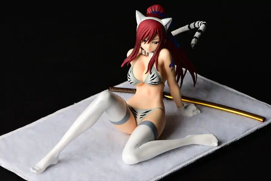 Fairy Tail kip 1/6 Erza Scarlet - White Tiger CAT Gravure_Style 13 cm fotografija proizvoda