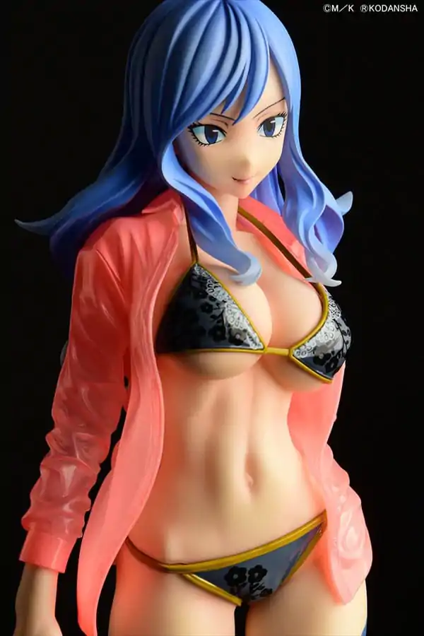 Fairy Tail kip 1/6 Jubia Lokser Gravure_Stylesee-through mokra majica Black Bikini!! 25 cm fotografija proizvoda