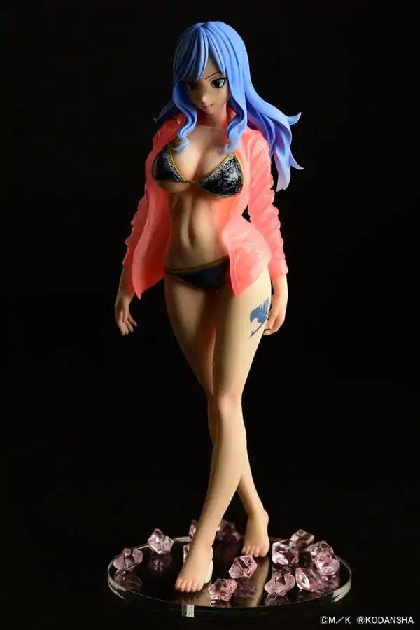 Fairy Tail kip 1/6 Jubia Lokser Gravure_Stylesee-through mokra majica Black Bikini!! 25 cm fotografija proizvoda