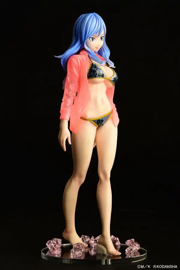 Fairy Tail kip 1/6 Jubia Lokser Gravure_Stylesee-through mokra majica Black Bikini!! 25 cm fotografija proizvoda