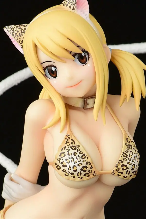 Fairy Tail Kip 1/6 Lucy Heartfilia - Leopard print CAT Gravure_Style 25 cm fotografija proizvoda