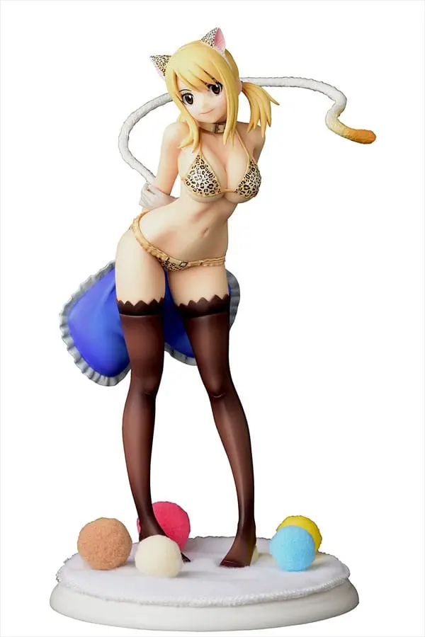 Fairy Tail Kip 1/6 Lucy Heartfilia - Leopard print CAT Gravure_Style 25 cm fotografija proizvoda