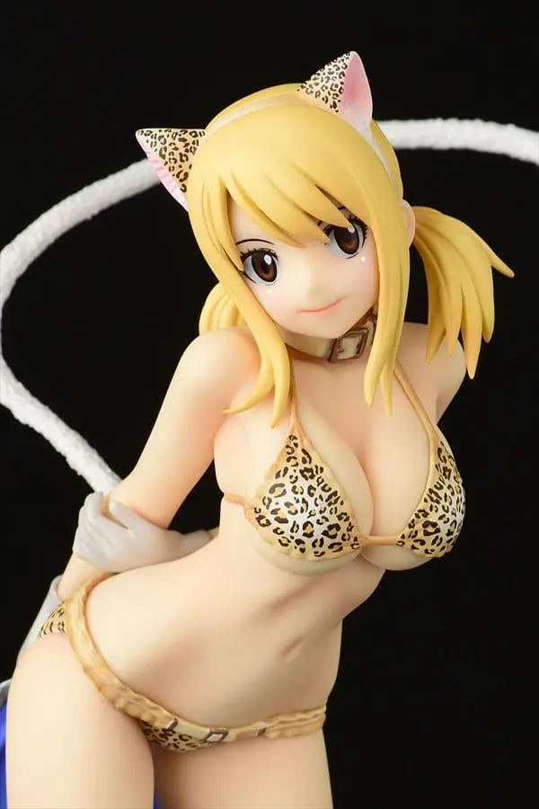 Fairy Tail Kip 1/6 Lucy Heartfilia - Leopard print CAT Gravure_Style 25 cm fotografija proizvoda